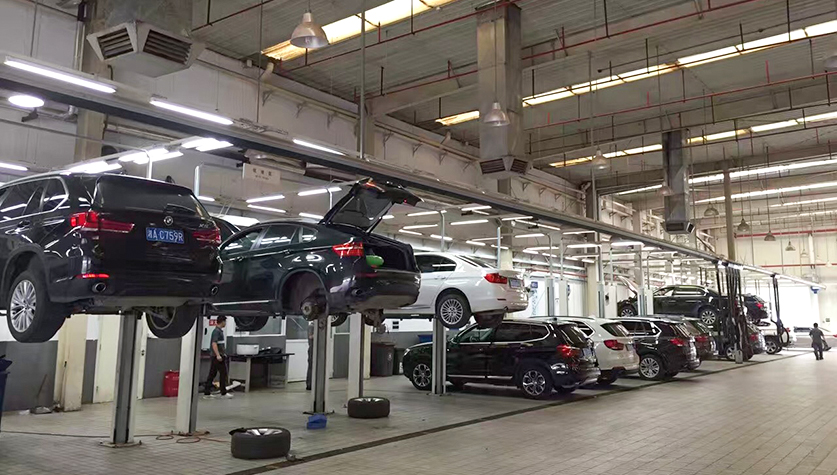 4S店通风降温解决方案