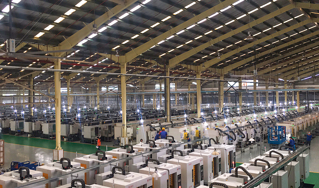 CNC机加工通风降温案例