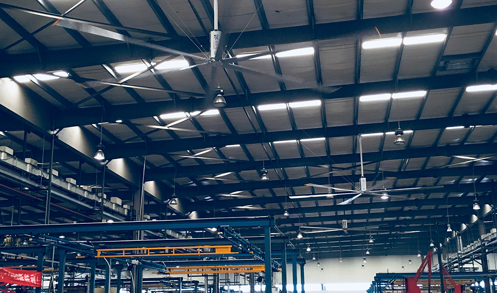 [柳工]机械制造车间通风降温解决方案哪家强？中国广东瑞泰风