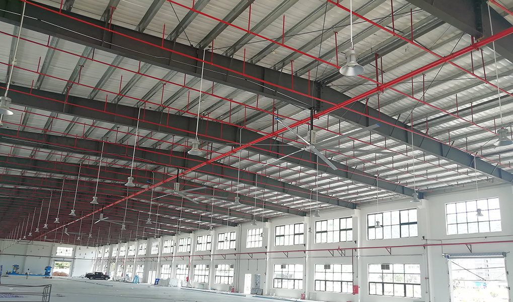 [纤科工业]瑞泰风扇机组合工业车间通风降温解决方案实力圈粉纤科工业