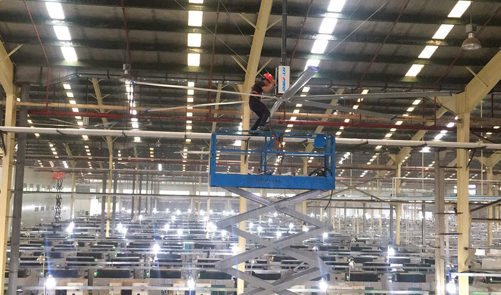 厂房用通风降温设备厂家，就选品牌瑞泰风工业大吊扇